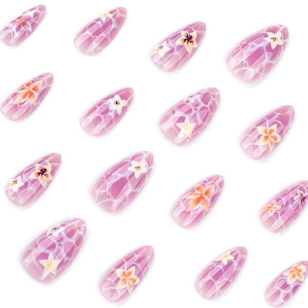 12 Sizes-24 Pcs Press On Nails JP3905