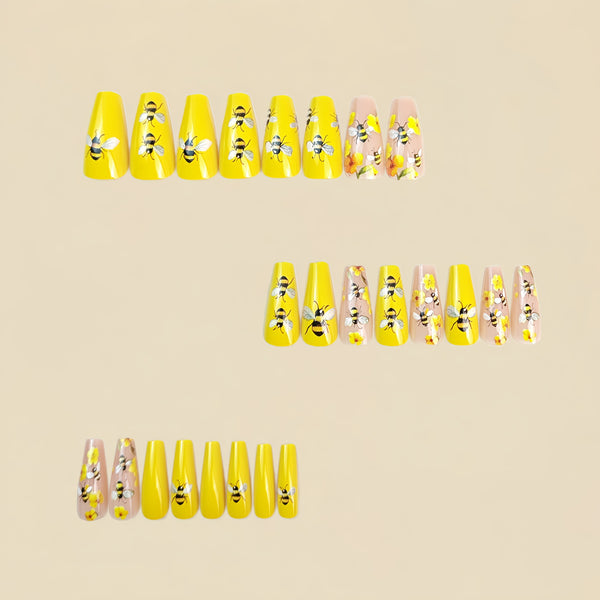 12 Sizes-24 Pcs Press On Nails Y769