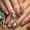 12 Sizes-24 Pcs Press On Nails Y1209