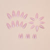 12 Sizes-24 Pcs Press On Nails W1538