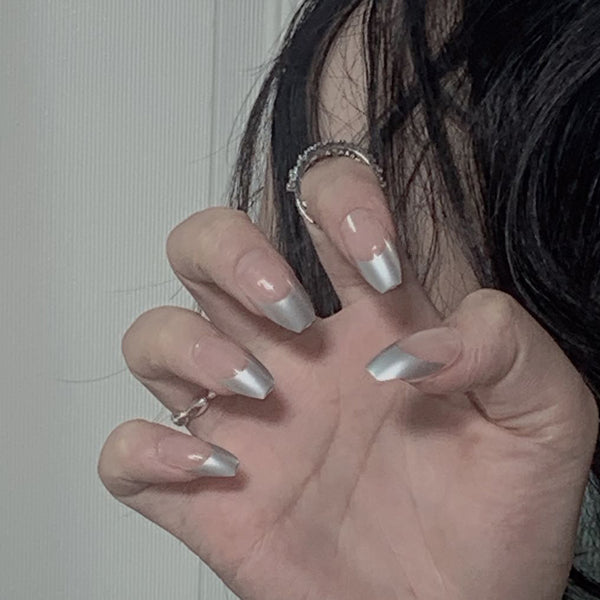 12 Sizes-24 Pcs Press On Nails JP1098