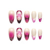 12 Sizes-24 Pcs Press On Nails C1629