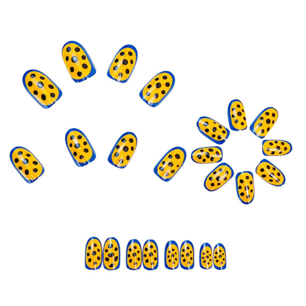 12 Sizes-24 Pcs Press On Nails Y1958