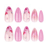 12 Sizes-24 Pcs Press On Nails JP3848