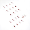12 Sizes-24 Pcs Press On Nails JP1222
