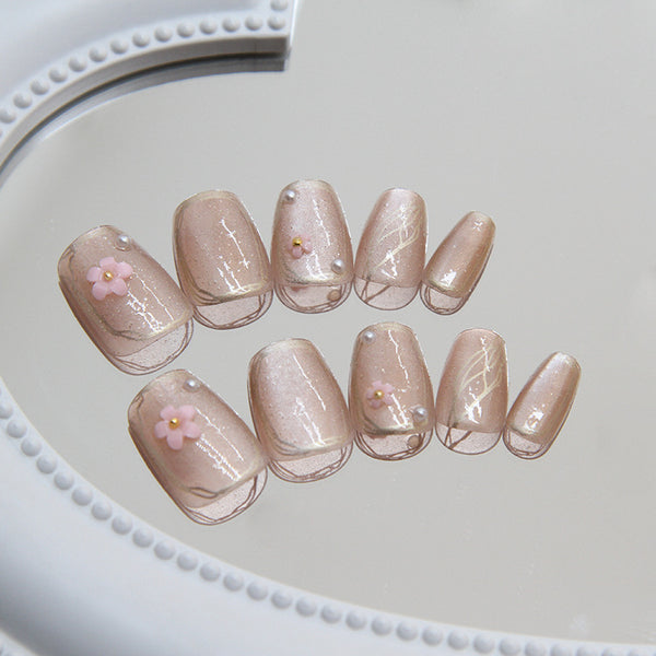 12 Sizes-24 Pcs Press On Nails Z846