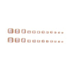 12 Sizes-24 Pcs Press On Nails F143