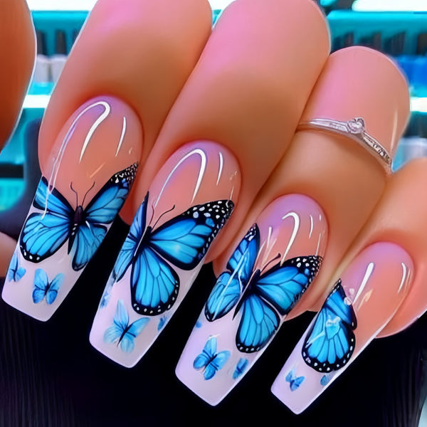 12 Sizes-24 Pcs Press On Nails Y686