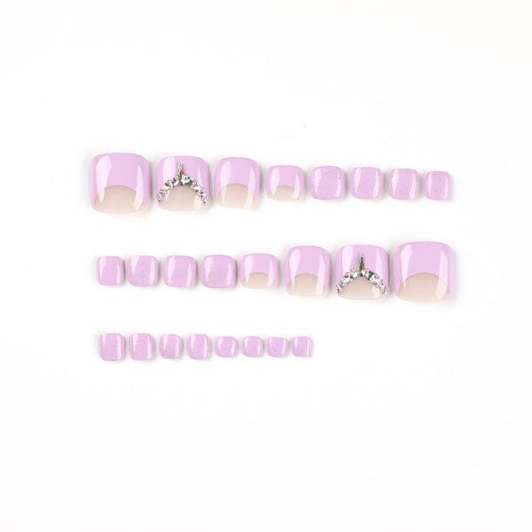 12 Sizes-24 Pcs Press On Nails JP2338