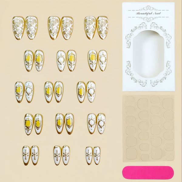 15 Sizes-30 Pcs Press On Nails y2039-30