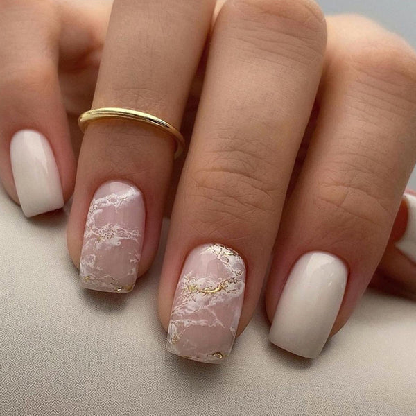 12 Sizes-24 Pcs Press On Nails W1113