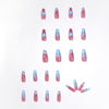 12 Sizes-24 Pcs Press On Nails JP1202