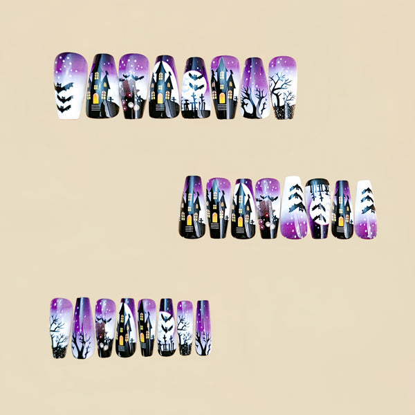 12 Sizes-24 Pcs Press On Nails Y927