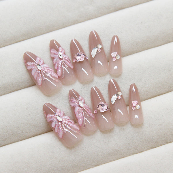 12 Sizes-24 Pcs Press On Nails Z881