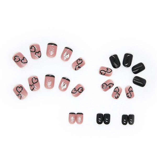 12 Sizes-24 Pcs Press On Nails Z501