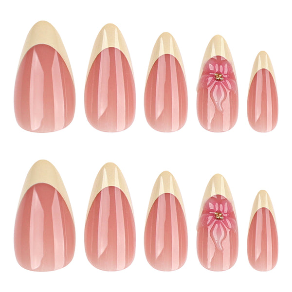 12 Sizes-24 Pcs Press On Nails JP4372