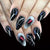 12 Sizes-24 Pcs Press On Nails C2029