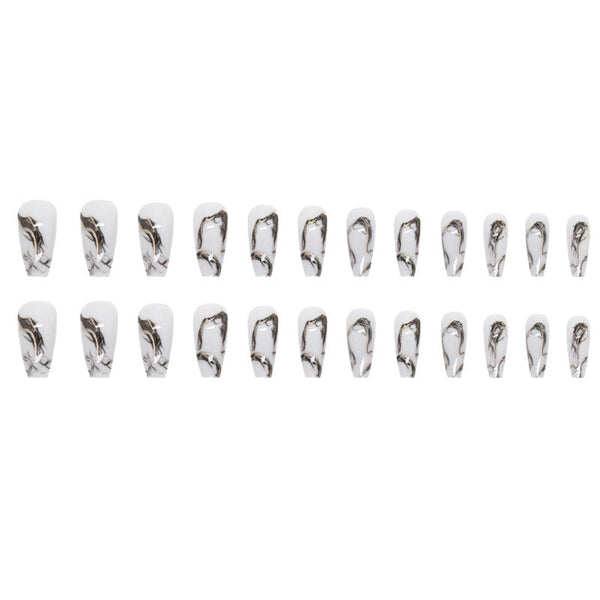 Glossy Long Press on Nails