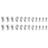 12 Sizes-24 Pcs Press On Nails W666