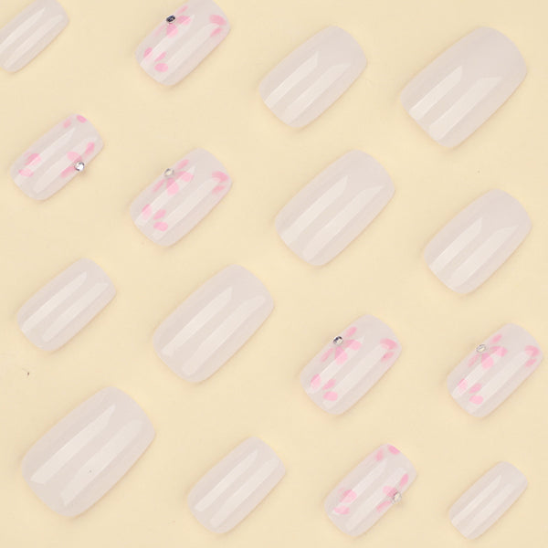 12 Sizes-24 Pcs Press On Nails JP3935