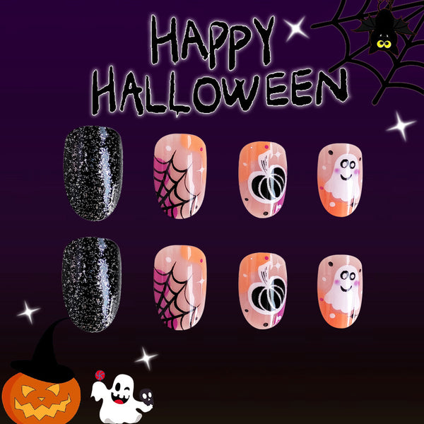 12 Sizes-24 Pcs Press On Nails C574
