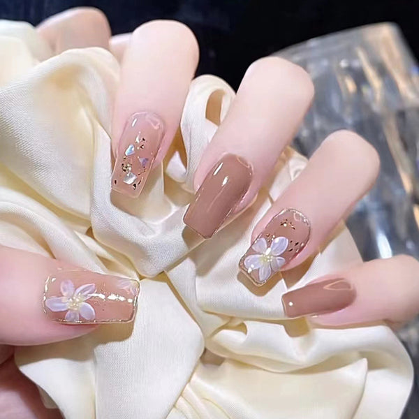 12 Sizes-24 Pcs Press On Nails R672