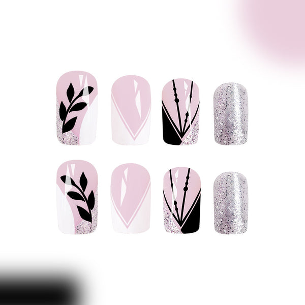 12 Sizes-24 Pcs Press On Nails C494