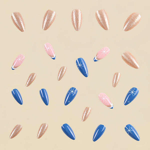 12 Sizes-24 Pcs Press On Nails Y276
