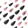 12 Sizes-24 Pcs Press On Nails JP2363