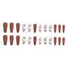 12 Sizes-24 Pcs Press On Nails Z616