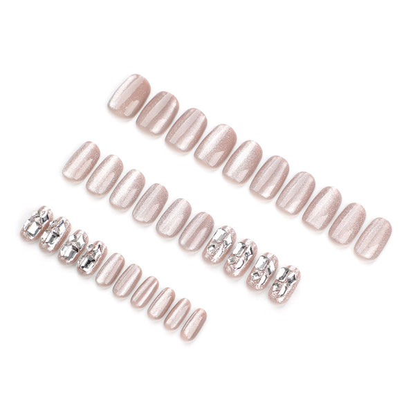 12 Sizes-24 Pcs Press On Nails GN021