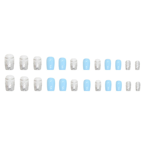 12 Sizes-24 Pcs Press On Nails W300