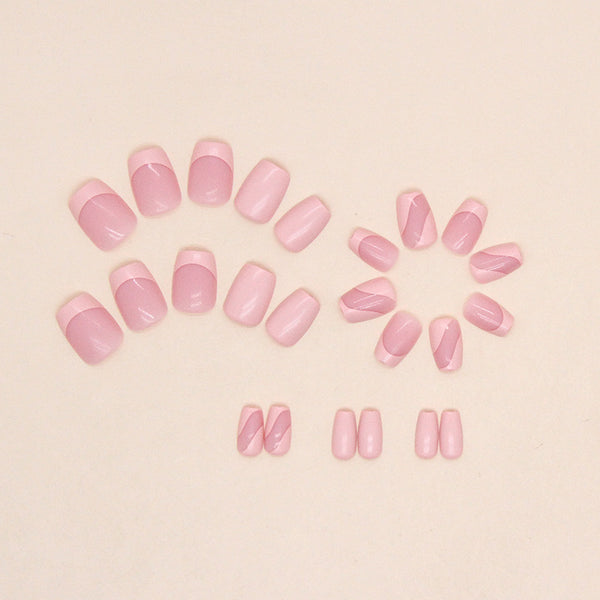 12 Sizes-24 Pcs Press On Nails W820