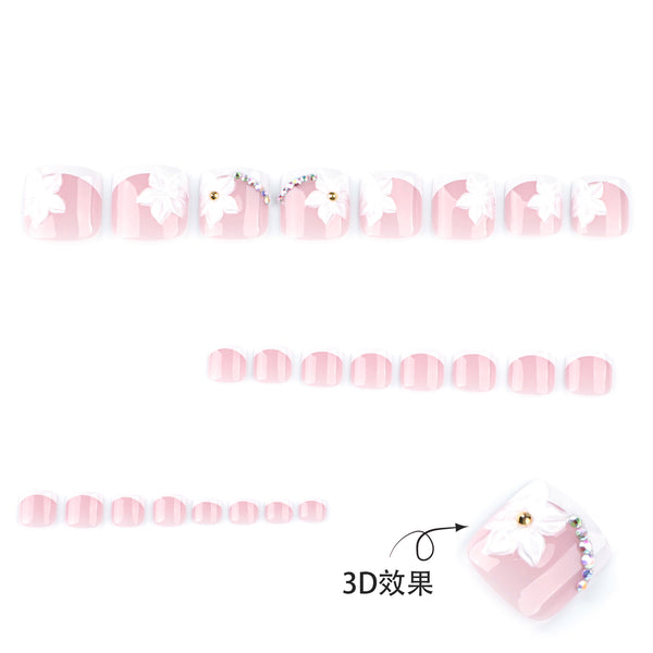 12 Sizes-24 Pcs Press On Nails JP3811