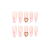 12 Sizes-24 Pcs Press On Nails JP1615