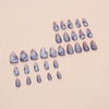 12 Sizes-24 Pcs Press On Nails W1724