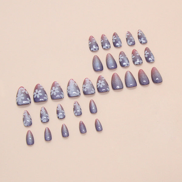12 Sizes-24 Pcs Press On Nails W1724
