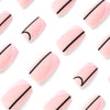 12 Sizes-24 Pcs Press On Nails JP2397
