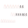 12 Sizes-24 Pcs Press On Nails JP3872