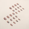 12 Sizes-24 Pcs Press On Nails Z547