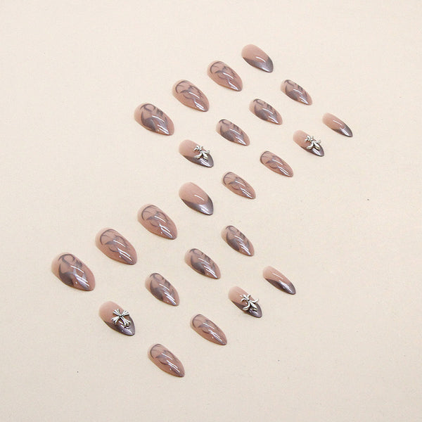 12 Sizes-24 Pcs Press On Nails Z547