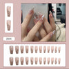 12 Sizes-24 Pcs Press On Nails Z035