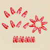 12 Sizes-24 Pcs Press On Nails Y1787