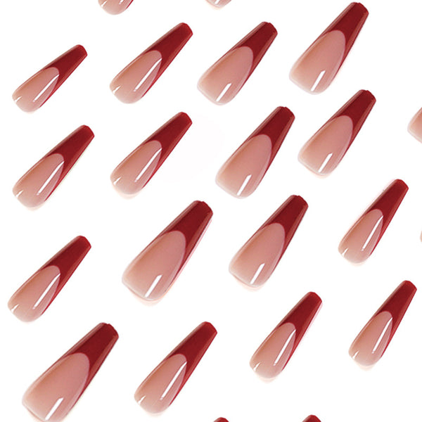 12 Sizes-24 Pcs Press On Nails JP1028