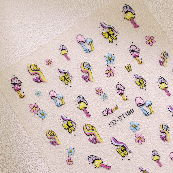 5D Nail Art Sticker 5DST189
