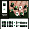 12 Sizes-24 Pcs Press On Nails C1580