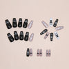 12 Sizes-24 Pcs Press On Nails W1483