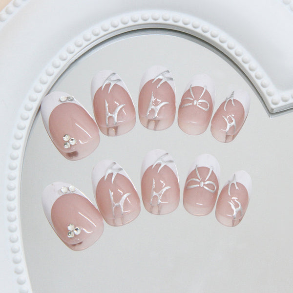 12 Sizes-24 Pcs Press On Nails Z1097