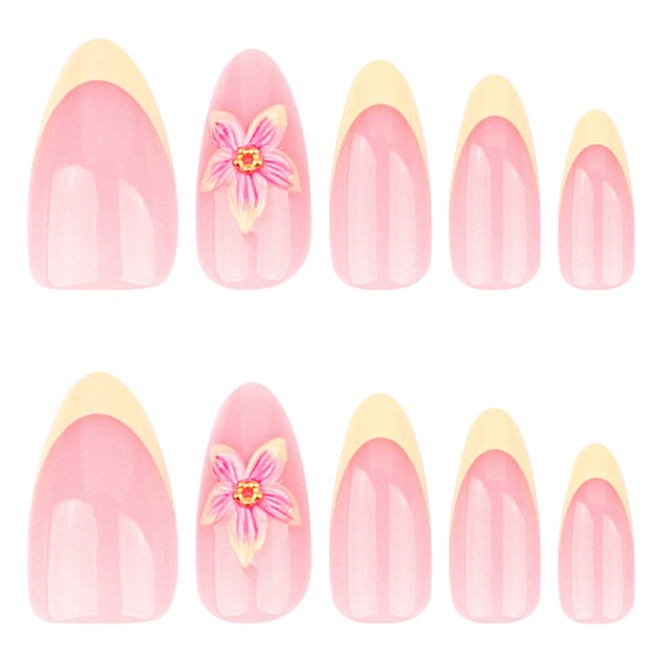 Glamhalo Premiere 30pcs Press On Nails – Eco-Friendly Perfect Fit - GD59