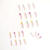 12 Sizes-24 Pcs Press On Nails JP1119